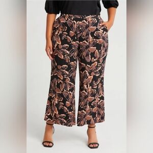 Nordstrom Rack Pull-On Crop Palazzo Pants 1️⃣